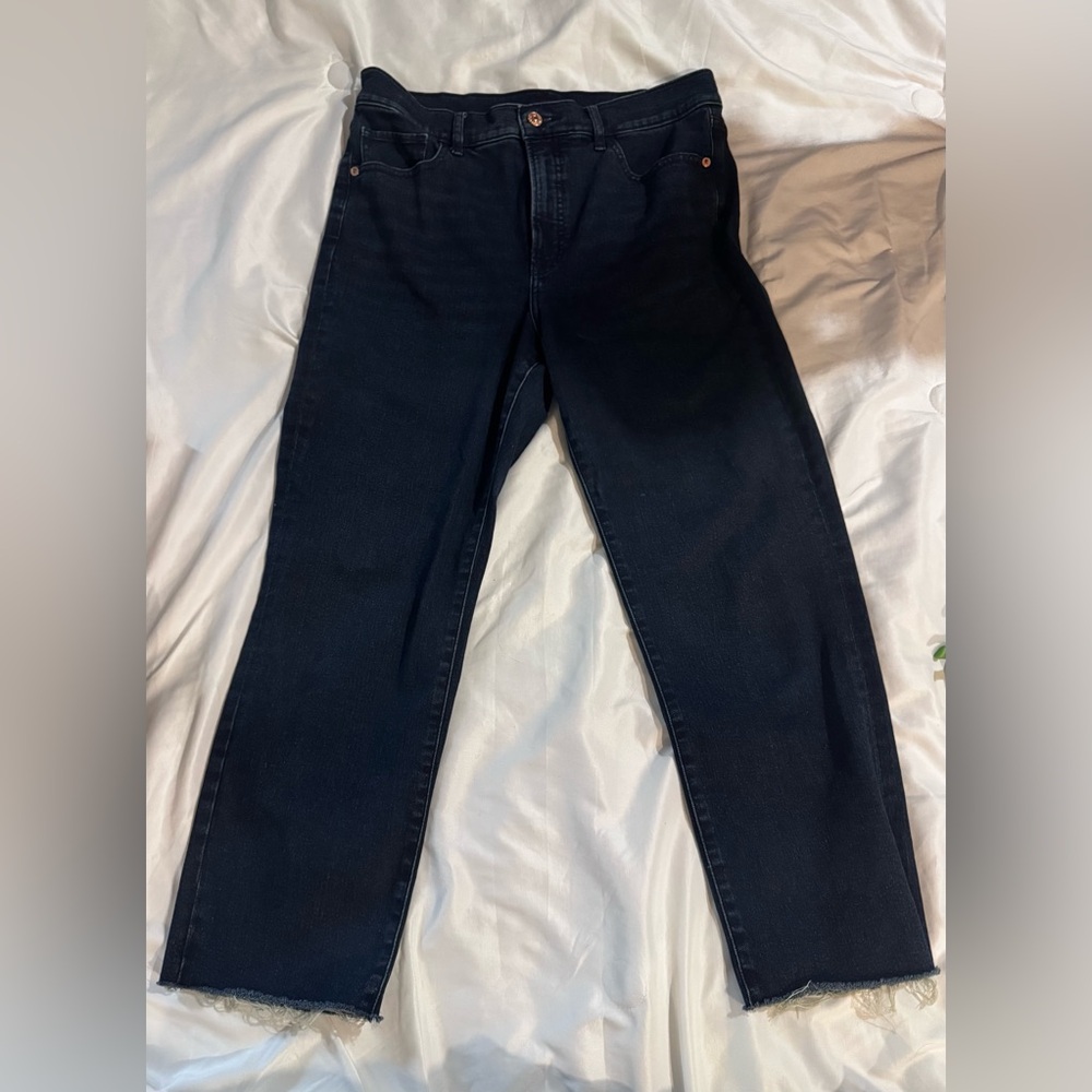 Express Ankle High Waisted Straight Jean Women’s